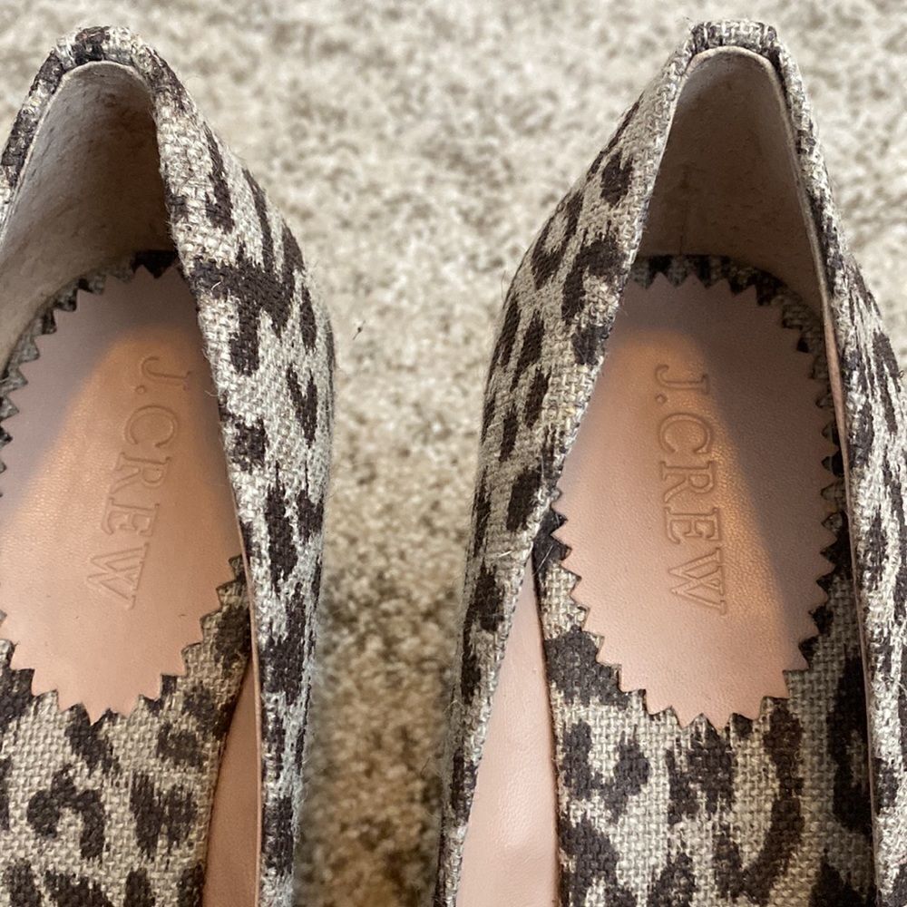 J. Crew Leopard Wedge Seychelles 6 - Picture 8 of 8
